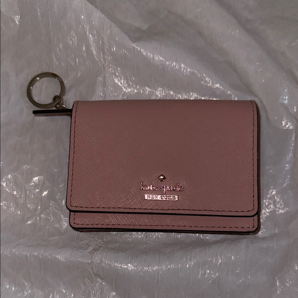 Kate Spade Mauve Wallet with Key Ring